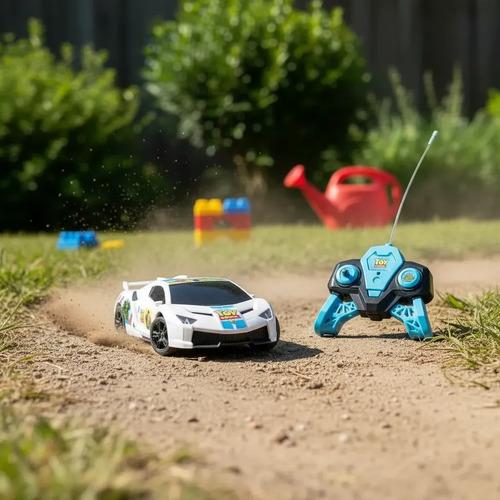 Auto Radio Control Toy Story Disney Pixar Acelerá Y Jugá Blanco 3