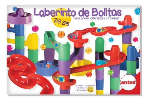 Juego Laberinto De Bolitas Zig Zag Antex 3327 Color Multicolor 2
