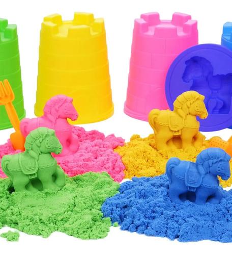 Arena Mágica Kinetica Infantil Juego Oosh Smart Sand Rosa Fucsia 2
