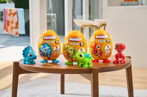 Dino Smashers Huevo Dinosaurio 18 Sorpresas C Masas Y Moldes 6