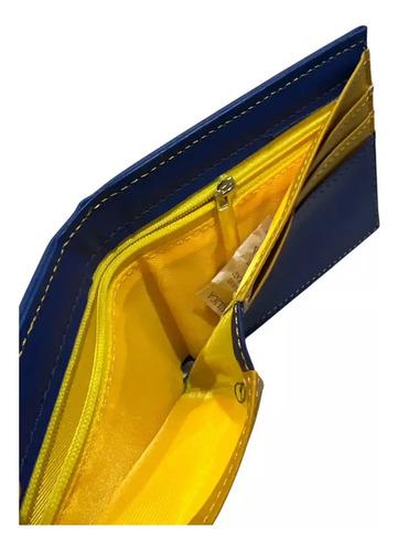 Billetera De Hombre Boca Juniors De Cuero Licencia Oficial 9
