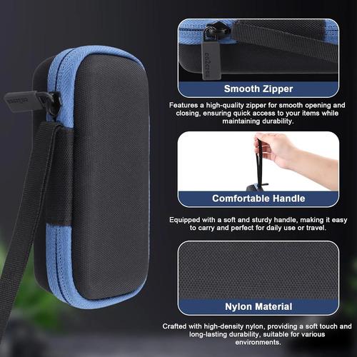 Funda Rígida Eva P/bosch Glm100-23 Glm165-40 Con Cierre Azul 9