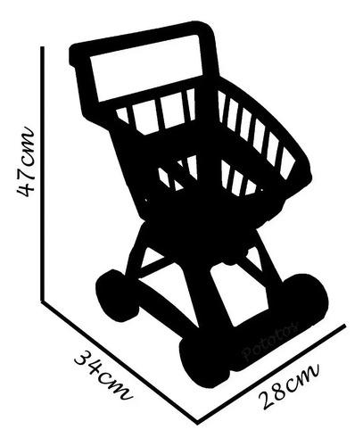 Carrito Supermercado Carro Chango Compras Cocina Duravit Surtido 2