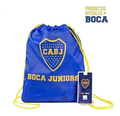 Toallon Playero Microfibra Seca Rapido Boca Junior + Mochila 3