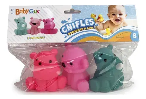 Set 3 Animalitos Chifle De La Sabana Diversion En El Agua Multicolor