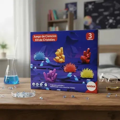 Juego De Ciencias Kit De Cristales Antex 0206