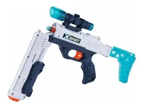Escopeta Con Mira Ojo De Halcon Rifle Pistola Dardos X Shot Rojo 7