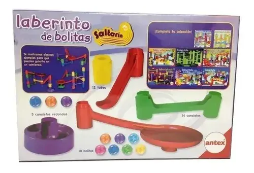 Juego Laberinto De Bolitas Saltarín Antex 3346 Color Multicolor 2