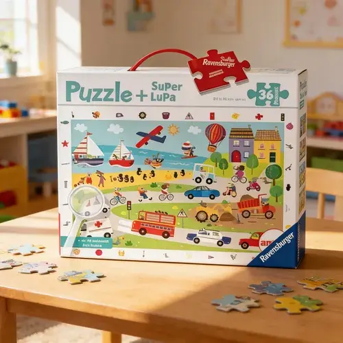 Puzzle Rompecabeza Gigante 36 Piezas Más Lupa Antex 3033 2