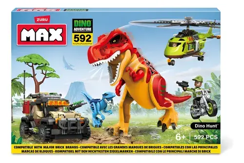 Bloques Zuru Max Dino Adventure Dinosaurio 592 Pieza Premium 592 Dino