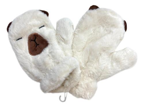 Guantes Mitones Capybara Super Suave Carpincho Invierno Frio 7