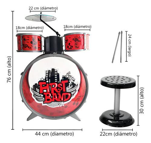 Bateria Musical Para Niños First Band - Art. Fd2541 3