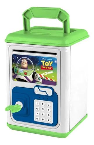 Alcancia Infantil Caja Fuerte Con Luz Y Sonido De Toy Story Toy Story Blanco