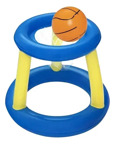 Aro De Basket Con Pelota Pileta Chicos Inflable Verano Agua 7