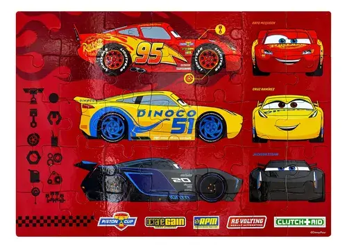 Rompecabezas Puzzle Cars Disney Pixar 35 Piezas Para Niños 2