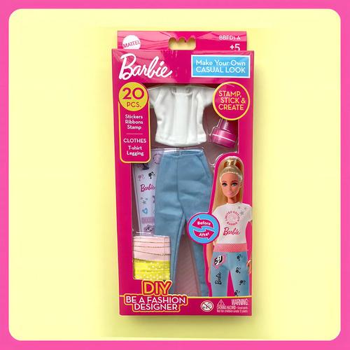 Barbie Ropa Muñeca Crea Diseña Tu Propio Look Casual +20pcs 7