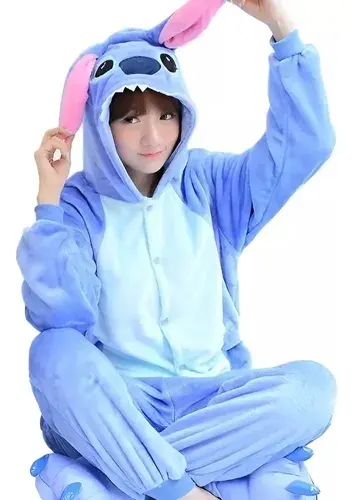 Pijama Stich Enterito Niños Suave Disfraz Abrigado Supersoft 10