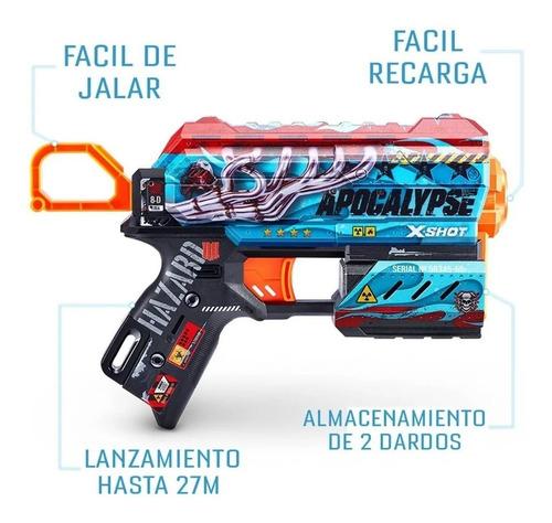 Pistola Lanza Dardos X Shot Skins Flux Con 8 Dardos Juguete 13