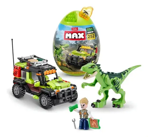 Bloques De Construcción Zuru Max Build More Raptor, 252 Piez Dinosaurio
