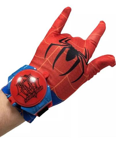 Shooter Glove Spiderman Guante Lanzador 3 Discos Hombre Arañ Spider Man 4