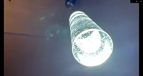 Lampara Okeli Colgante Moderno Led Cristal De Burbujas 110 V Cromo 7