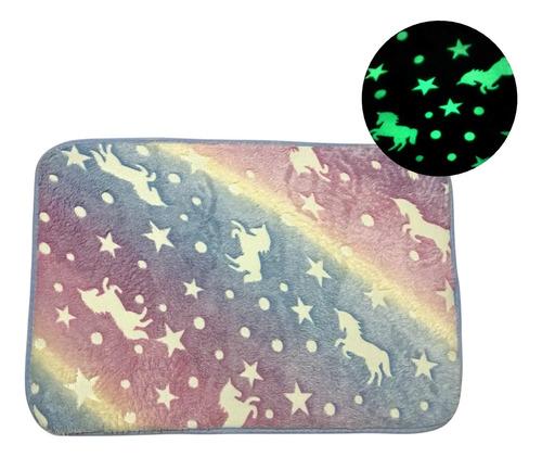 Alfombra Antideslizante Luminosa Brilla En Oscuridad Niños