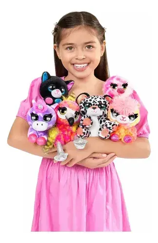 Peluches Coco Surprise Neon Colección + Sorpresa Animales