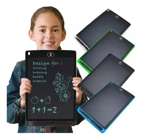 Pizarra Mágica Tablet Lcd 10 Pulgadas Escritura Dibuj Borra Color Lila 4