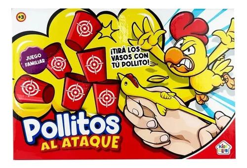 Juego De Mesa Pollitos Al Ataque Infantil Kids Club Plástico