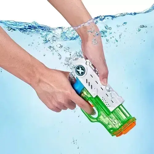 Pistola De Agua Zuru X-shot Nano Fast Fill Llenado Rapido Azul Y Verde 3