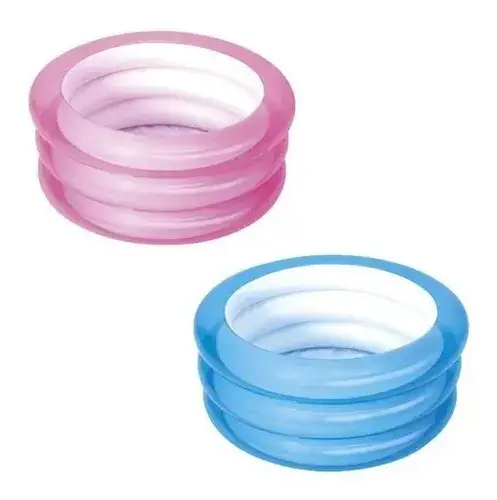 Pileta Inflable Redonda Bestway 51033 De 70cm X 30cm 43l Azul Bolsa 5