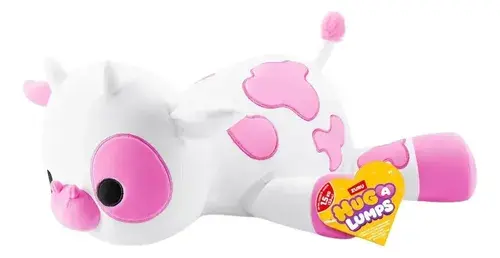 Peluche De Apego Hug A Lumps Mediano Para Abrazar Animales Vaca