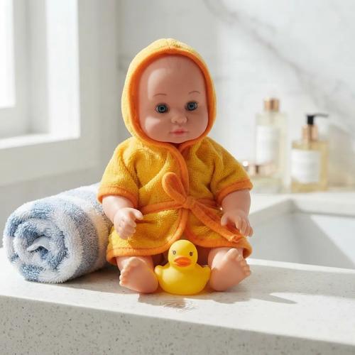 Bebote Tiny Hora De Bañarse 31cm Cuerpo Duro Accesorios