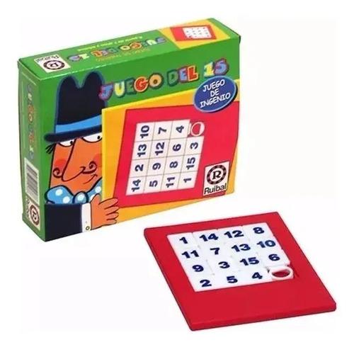 Juego Del 15 Juego De Mesa Ingenio Ordena Los Numeros Ruibal 7