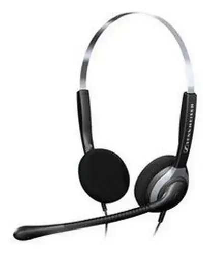 Auriculares Sennheiser Sh250 Con Micrófono Binaural Negro Negro