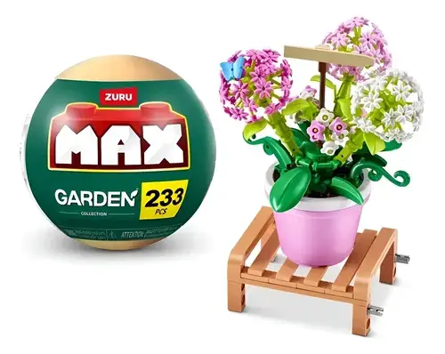 Bloques De Montaje Max Premium Garden Gypsófila Candide 233 Unidades, Número De Piezas: 1