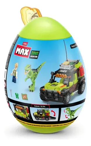 Bloques De Construcción Zuru Max Build More Raptor, 252 Piez Dinosaurio 7