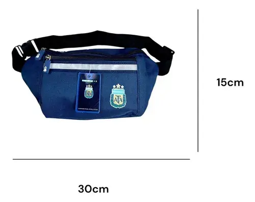 Riñonera Afa 3 Estrellas Con Rayas Quemoda Con Licencia Azul Marino Rayas 4