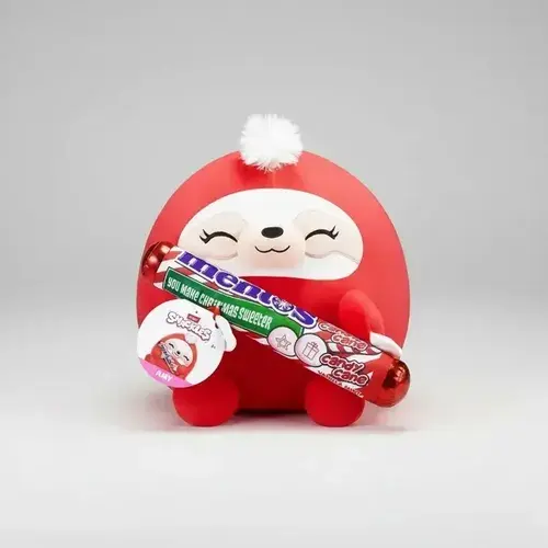 Peluche Zuru Snackles Animales Con Golosina O Snack De 35cm Oso Perezoso Con Mentos 5
