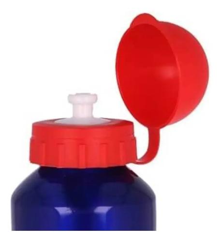 Botella De Aluminio Hot Wheels 400 Ml Agua Bebidas Verano Azul 3