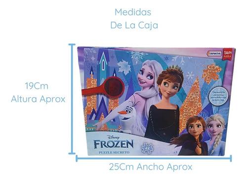 Puzzle Rompecabezas Frozen Secreto 48 Piezas Con Lupa Disney 7