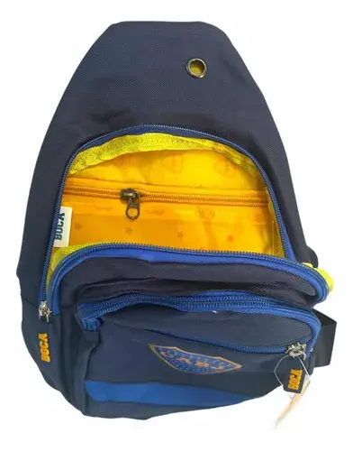 Bolso Morral Bandolera Riñonera Boca Juniors Reforzado Facha Boca Juniors Boca Clasico Azul 5