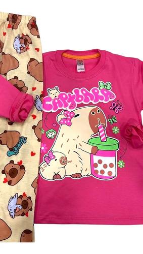 Pijama Infantil Brilla En La Oscuridad Varios Personajes Top 2
