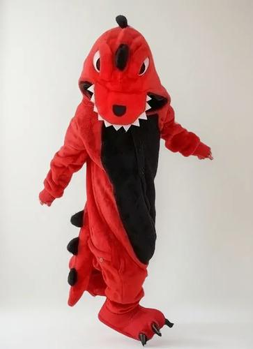 Pijama Dinosaurio Enterito Niños Suave Disfraz Abrigado Dino 8