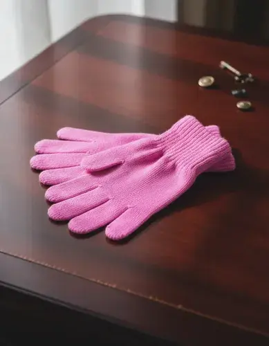 Guantes Abrigados Varios Diseños Infantiles Klub Mode Rosa Unico Lisa 4