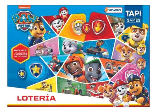 Juego De Mesa Loteria Paw Patrol Para Familia Bingo Imagenes Tapimovil 2