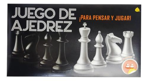 Ajedrez Yuyu Juego De Estrategia Tablero Plástico 35cm 3