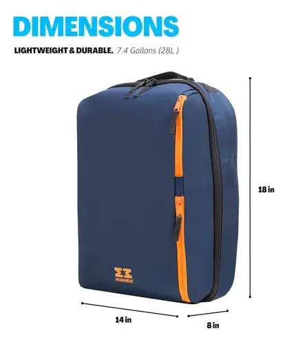 Mochila Minimeis G4 28l Marina Compatible Con Portabebés G4 Azul Marino 7