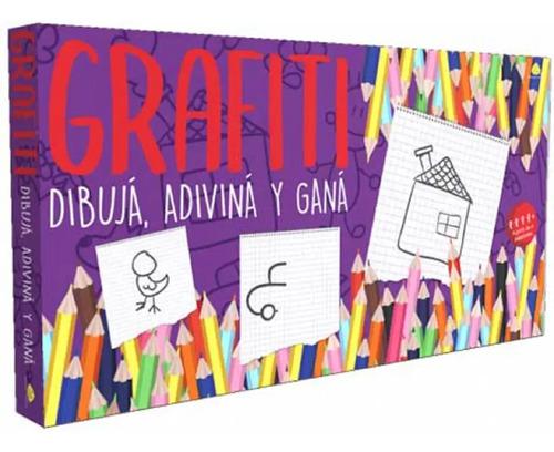 Grafiti Juego De Mesa Familiar Dibuja Adivina Pinta Y Gana 4