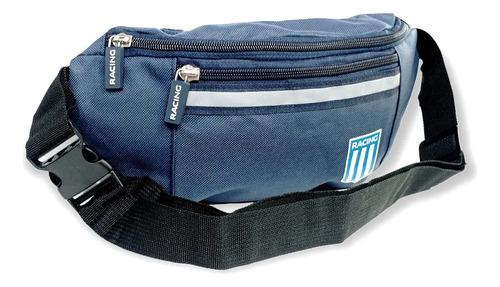 Riñonera Quemoda Azul Racing Poliéstér Con Bolsillos 7